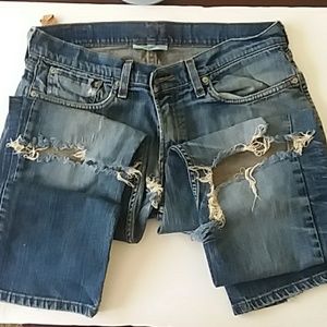 Superb grunge 514 Levi's slim straight men's jeans